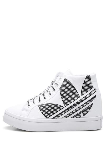 ADIDAS Courtvantage Heel Logo White