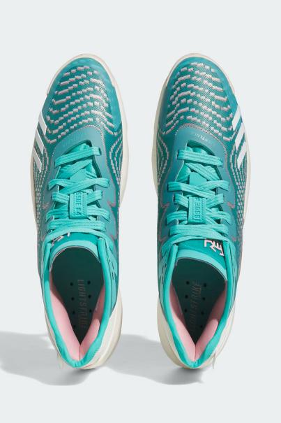 ADIDAS x Donovan Mitchell Issue 4 Basketball Shoes Turquoise