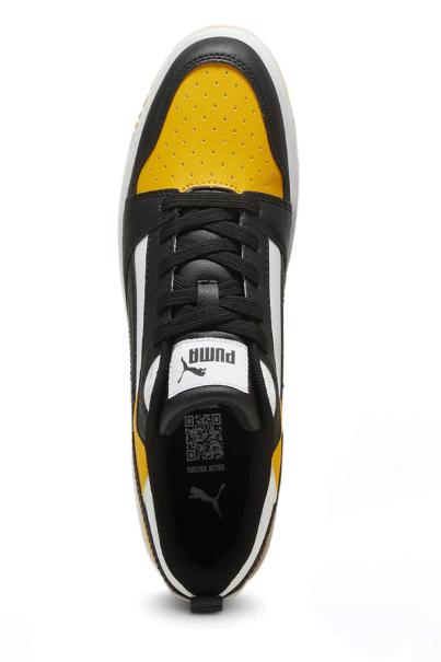 PUMA Rebound V6 Lo Shoes Black/Yellow