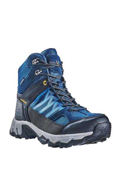 BLACK CREVICE Trekking High Waterproof Shoes Blue/Orange