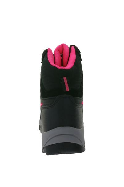 BLACK CREVICE Trekking High-Cut Waterproof Shoes Black/Pink