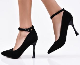 Дамски елегантни обувки черни EOBUVKIBG