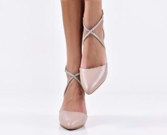 Дамски елегантни сандали бежови EOBUVKIBG