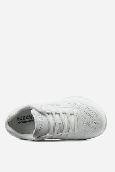 SKECHERS Uno Stand On Air Shoes White