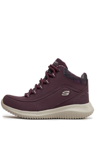 SKECHERS Ultra Flex Just Chill Shoes Burgundy