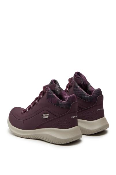 SKECHERS Ultra Flex Just Chill Shoes Burgundy