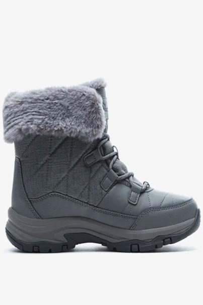 SKECHERS Trego Winter Feelings Boots Grey