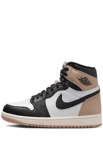 NIKE Air Jordan 1 High Shoes White/Latte