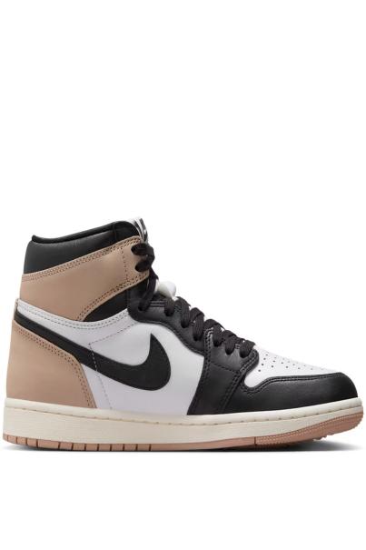 NIKE Air Jordan 1 High Shoes White/Latte