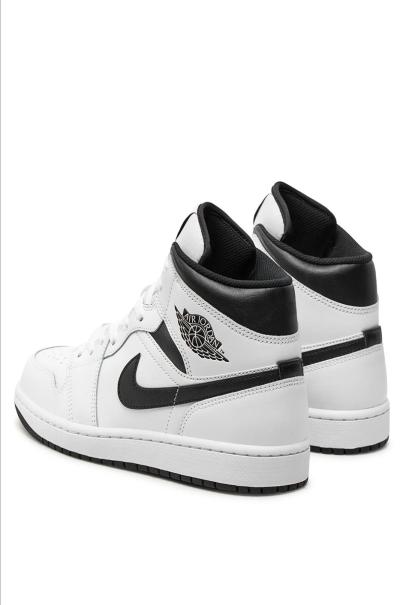 NIKE Air Jordan 1 Mid Shoes White