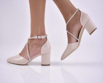 Комплект чанта и сандал бежови EOBUVKIBG