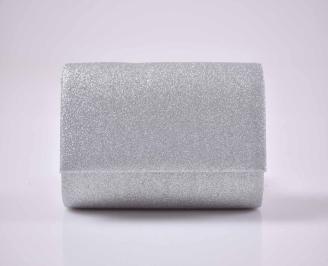 Комплект чанта и сандал сребристи EOBUVKIBG