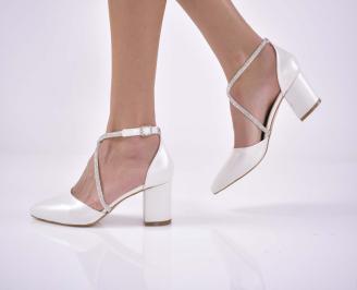 Комплект чанта и сандал бели EOBUVKIBG