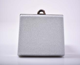 Комплект чанта и сандал сребристи EOBUVKIBG