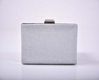 Комплект чанта и сандал сребристи EOBUVKIBG