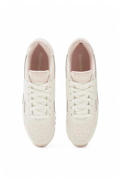 REEBOK Royal Classic Platform Shoes Beige/Pink