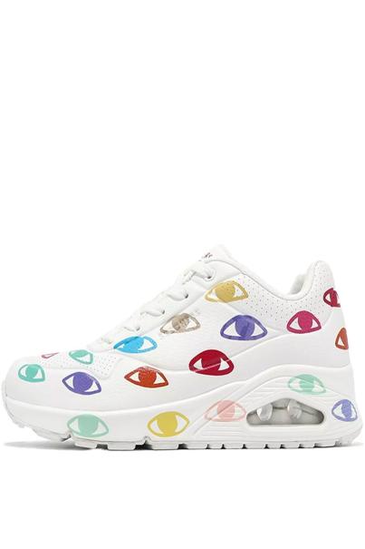 SKECHERS x Ricardo Cavolo Uno-Many Eyes Shoes White/Multi