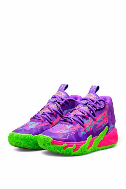 PUMA x LaMelo Ball Mb.03 Basketball Shoes Purple/Pink 3