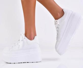 Дамски сникърси бели EOBUVKIBG