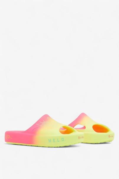 PUMA x LaMelo Ball Rick And Morty Shibui Cat Slides Yellow/Pink