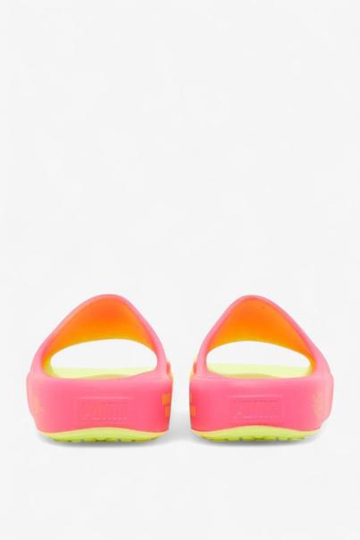 PUMA x LaMelo Ball Rick And Morty Shibui Cat Slides Yellow/Pink