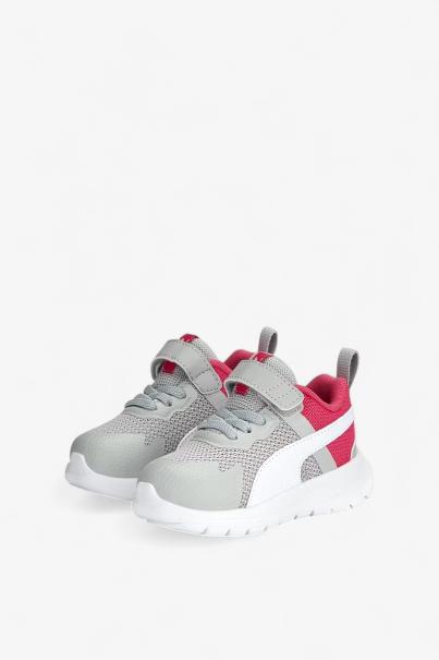 PUMA Evolve Run Mesh Alternative Closure Shoes Grey/Pink 3