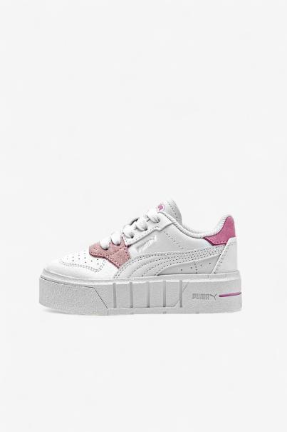PUMA Cali Court Match Ps Shoes White/Pink