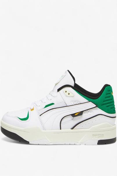 PUMA Slipstream Basketball Shoes White/Green