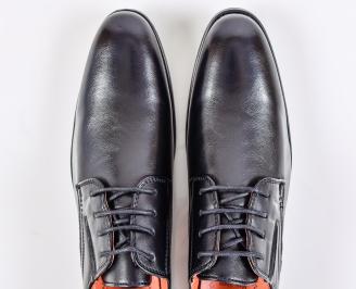 Мъжки официални обувки черни EOBUVKIBG