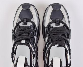 Mъжки маратонки черни EOBUVKIBG