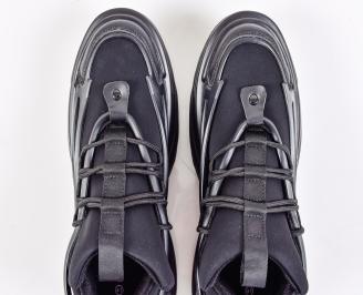 Mъжки маратонки черни EOBUVKIBG