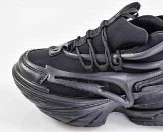 Mъжки маратонки черни EOBUVKIBG