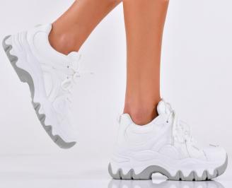 Дамски сникърси бели EOBUVKIBG