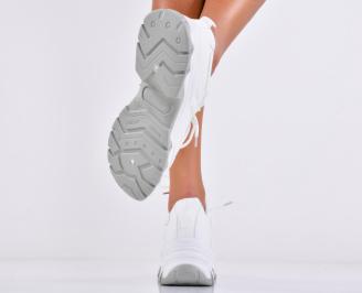 Дамски сникърси бели EOBUVKIBG 3