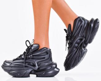 Дамски сникърси черни EOBUVKIBG