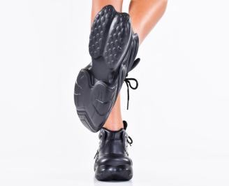 Дамски сникърси черни EOBUVKIBG 3