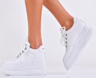 Дамски сникърси бели EOBUVKIBG