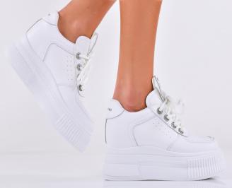 Дамски сникърси бели EOBUVKIBG