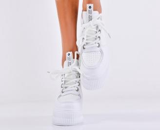 Дамски сникърси бели EOBUVKIBG