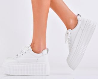 Дамски сникърси бели EOBUVKIBG