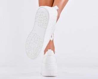 Дамски сникърси бели EOBUVKIBG 3