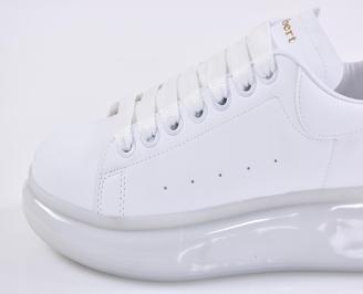 Мъжки кецове  бели EOBUVKIBG