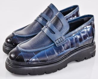 Мъжки официални обувки сини EOBUVKIBG