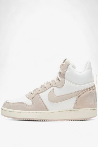NIKE Court Borough Mid Premium Shoes White/Beige