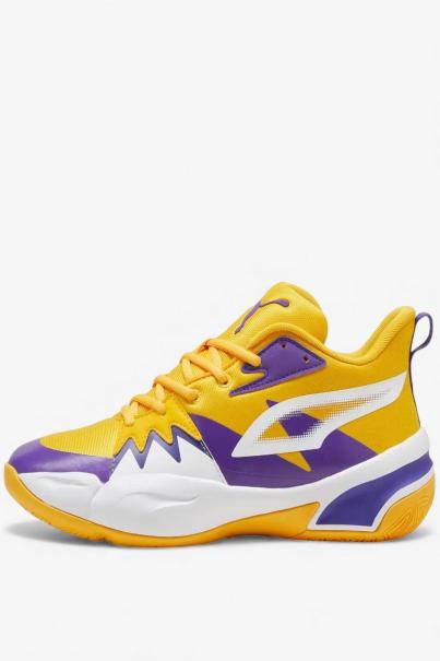 PUMA Genetics Basketball Shoes Yellow/Purple