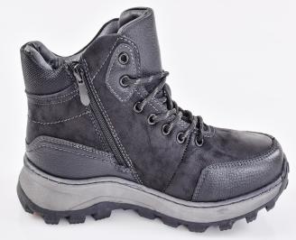 Мъжки боти  черни EOBUVKIBG 3