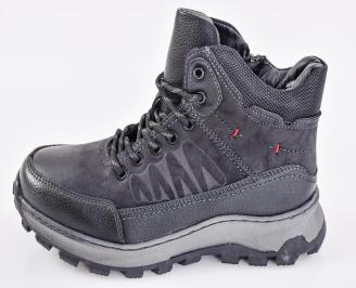 Мъжки боти  черни EOBUVKIBG