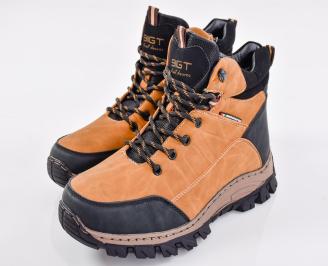 Мъжки боти кафяви EOBUVKIBG