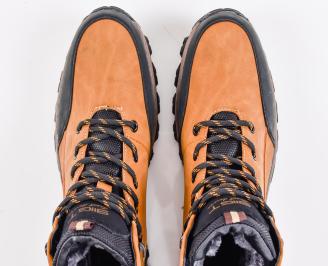 Мъжки боти кафяви EOBUVKIBG