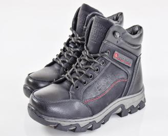 Юношески боти черни EOBUVKIBG